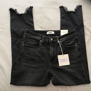“Just Black Denim” (JBD) Straight Leg Jeans